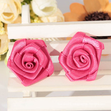 Guangzhou manufacture satin ribbon/grosgrain ribbon flower of wedding decoration